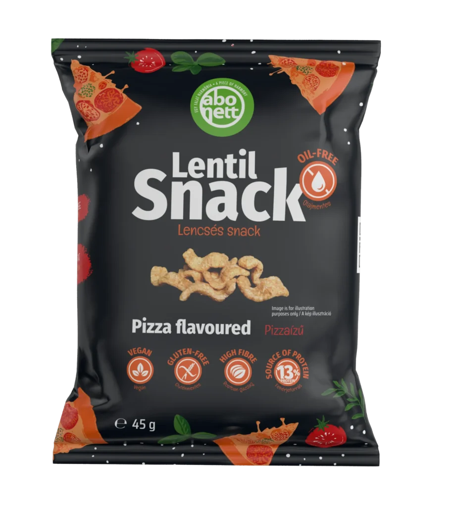 Abonett oil-free lentil snacks