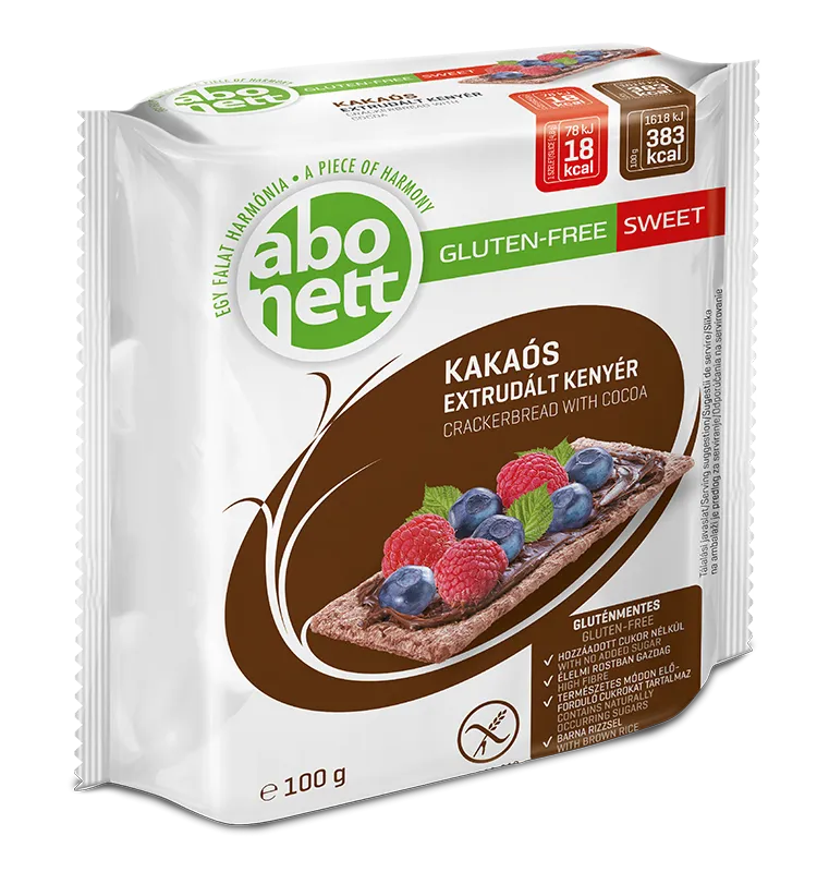 Abonett gluten-free cocoa crackerbread
