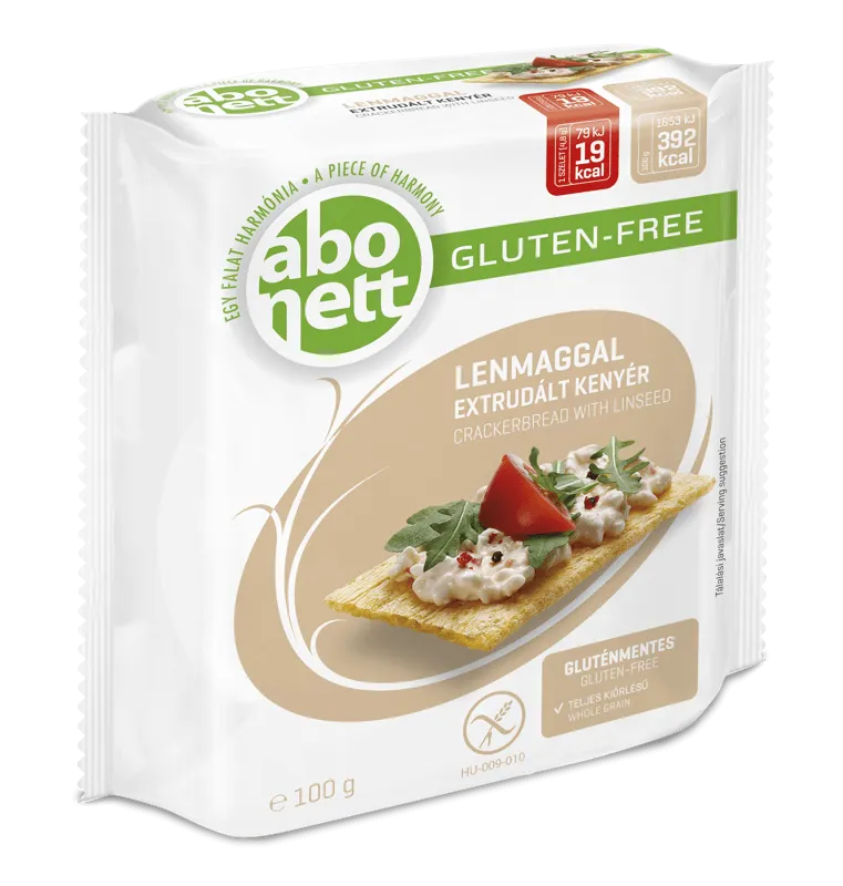 Abonett gluten-free linseed crackerbread