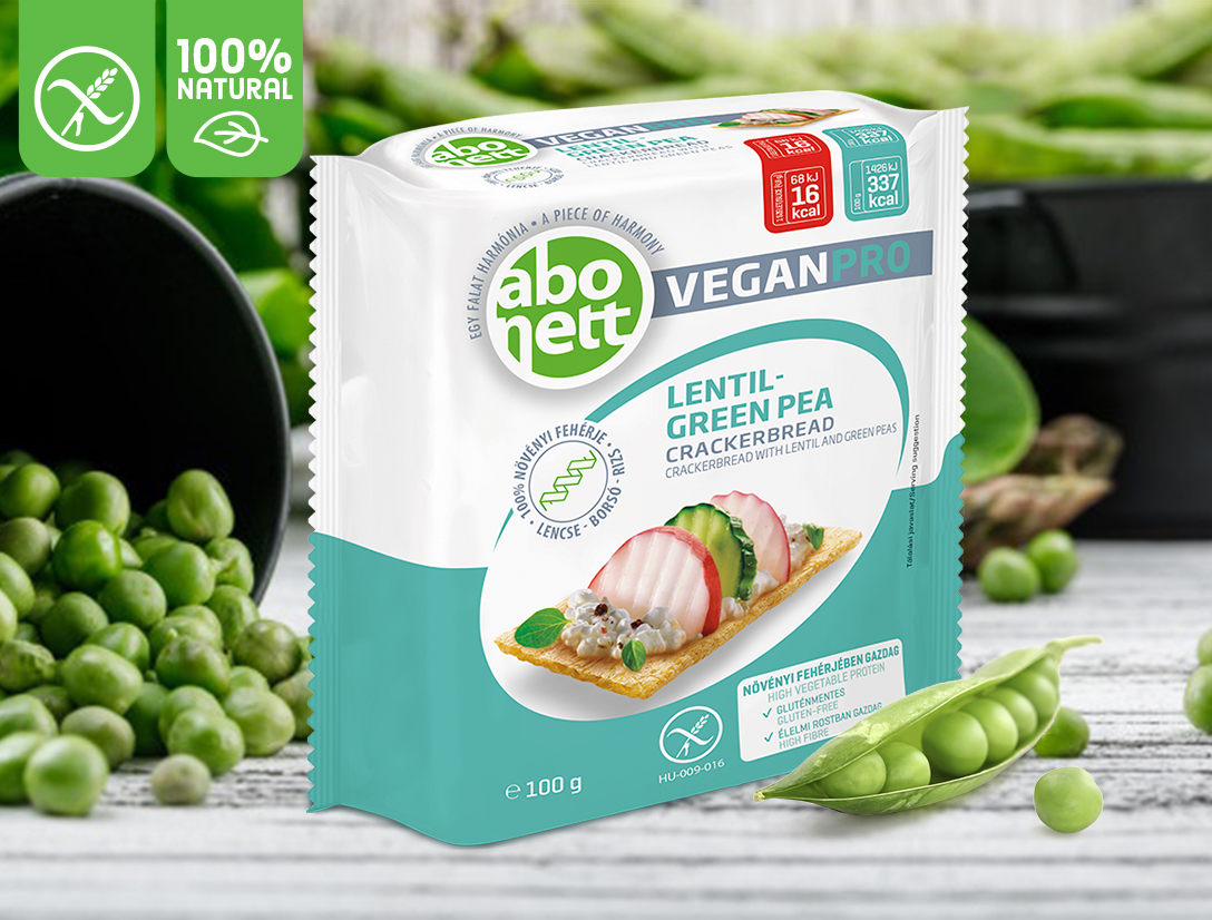 Plant-based protein crackerbread lifestyle